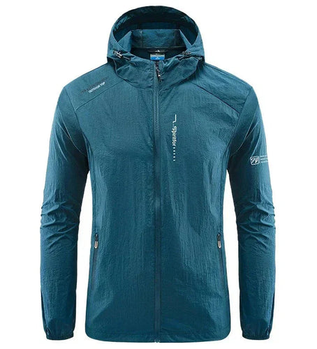Heidi-Mode | Ultraleichte Wind und Sonnensichere Kapuzen Sommerjacke Herren