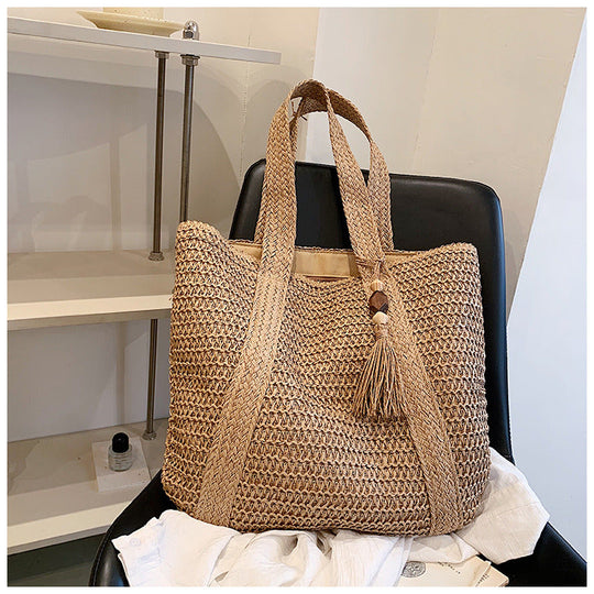 Heidi-Mode | Sommertasche Aus Stroh mit Lässigem Design