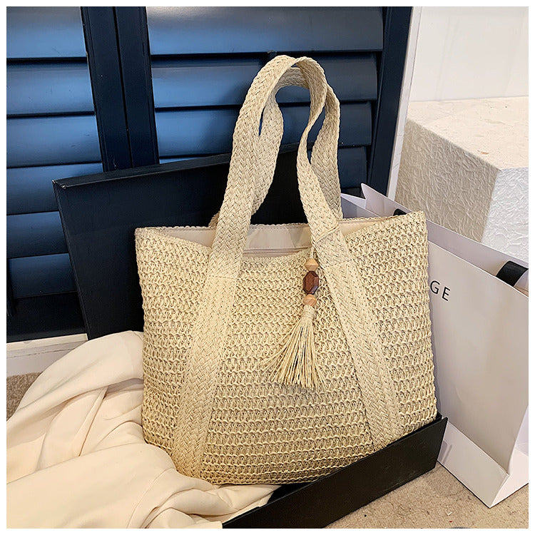 Heidi-Mode | Sommertasche Aus Stroh mit Lässigem Design