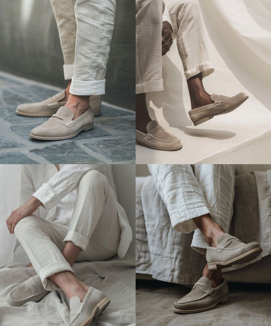 Leder-Loafer - Gio