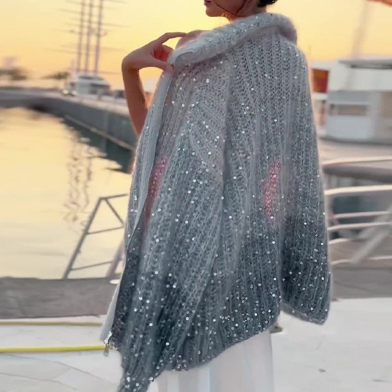Heidi-Mode | Strickpullover Mit Glitzer