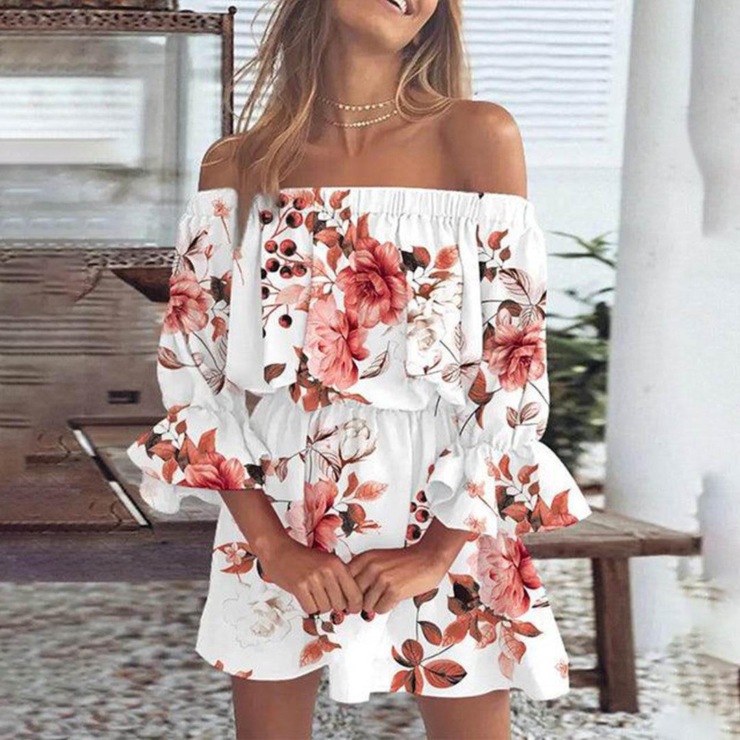 Heidi-Mode | Ohne Schulter Sommerkleid