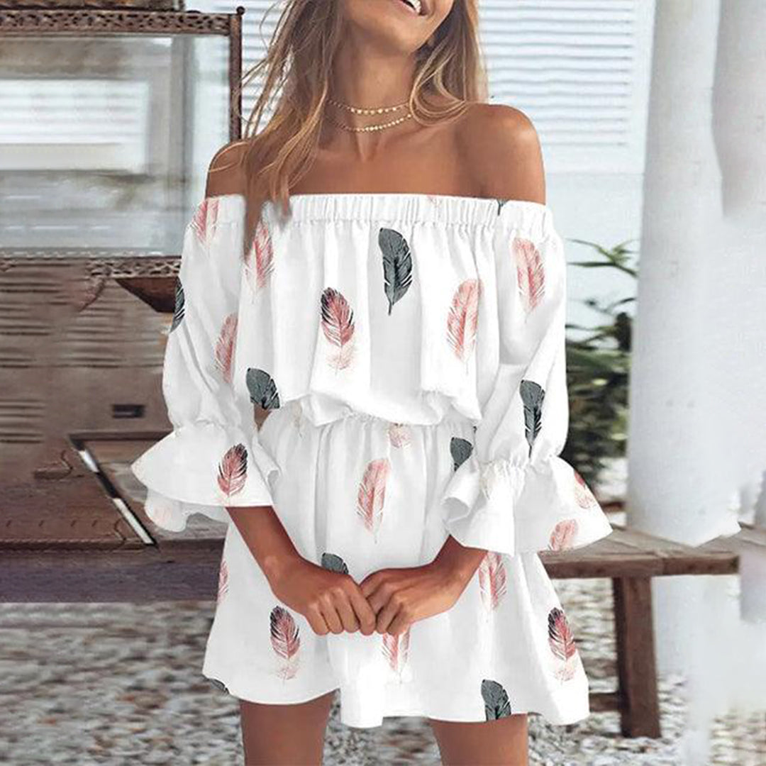 Heidi-Mode | Ohne Schulter Sommerkleid