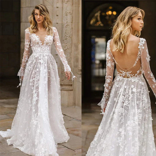 Brautkleid aus Spitze