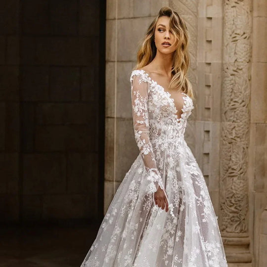 Brautkleid aus Spitze
