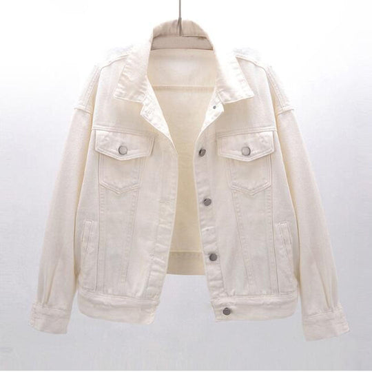 Heidi-Mode | Lässige Denimjacke Baumwolle Klassisch und Zeitlos