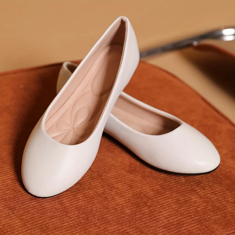 Heidi-Mode | Elegante Glatte Ballerinas für Damen