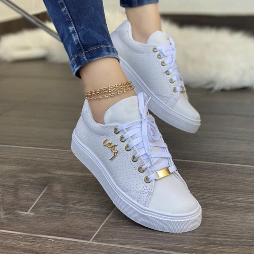 Heidi-Mode | Stylische Damen Leder Sneaker