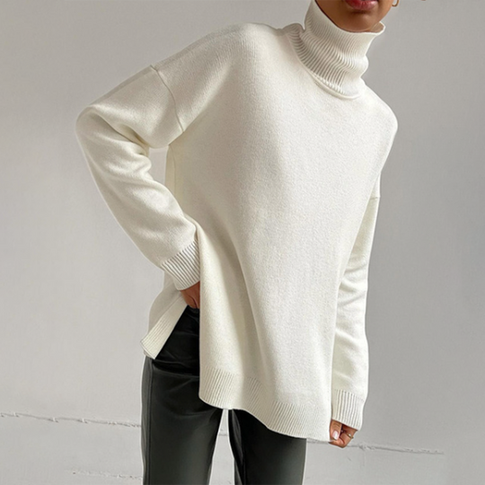 Heidi-Mode - Modischer Pullover mit Seitenschlitz