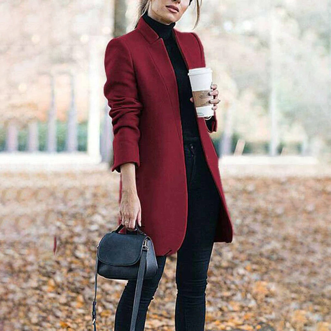 Heidi-Mode | Enger Kniestil Jacke für Frauen
