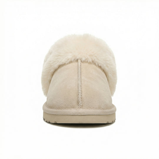 Clogs - Damen Retro Wildleder Slip-On Mule Heidi Mode