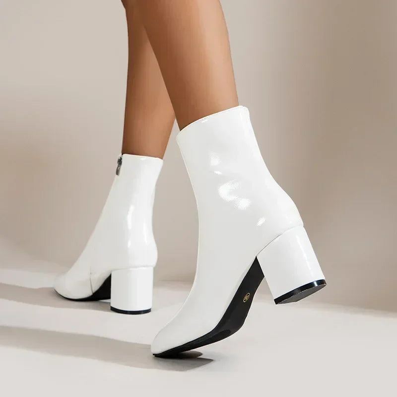 Heidi-Mode | Elegante High Heels Stiefel für Frauen