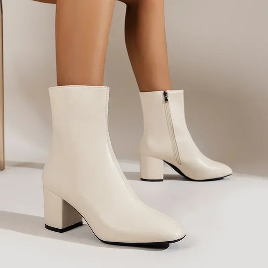 Heidi-Mode | Elegante High Heels Stiefel für Frauen