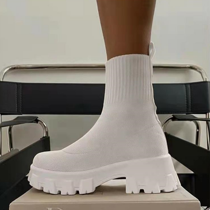 Heidi-Mode | Lässige Rutschfest Dickes Sohle Socken Stiefel