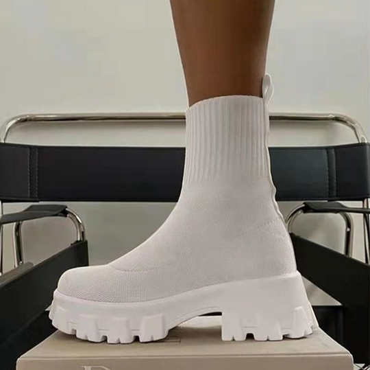 Heidi-Mode | Lässige Rutschfest Dickes Sohle Socken Stiefel