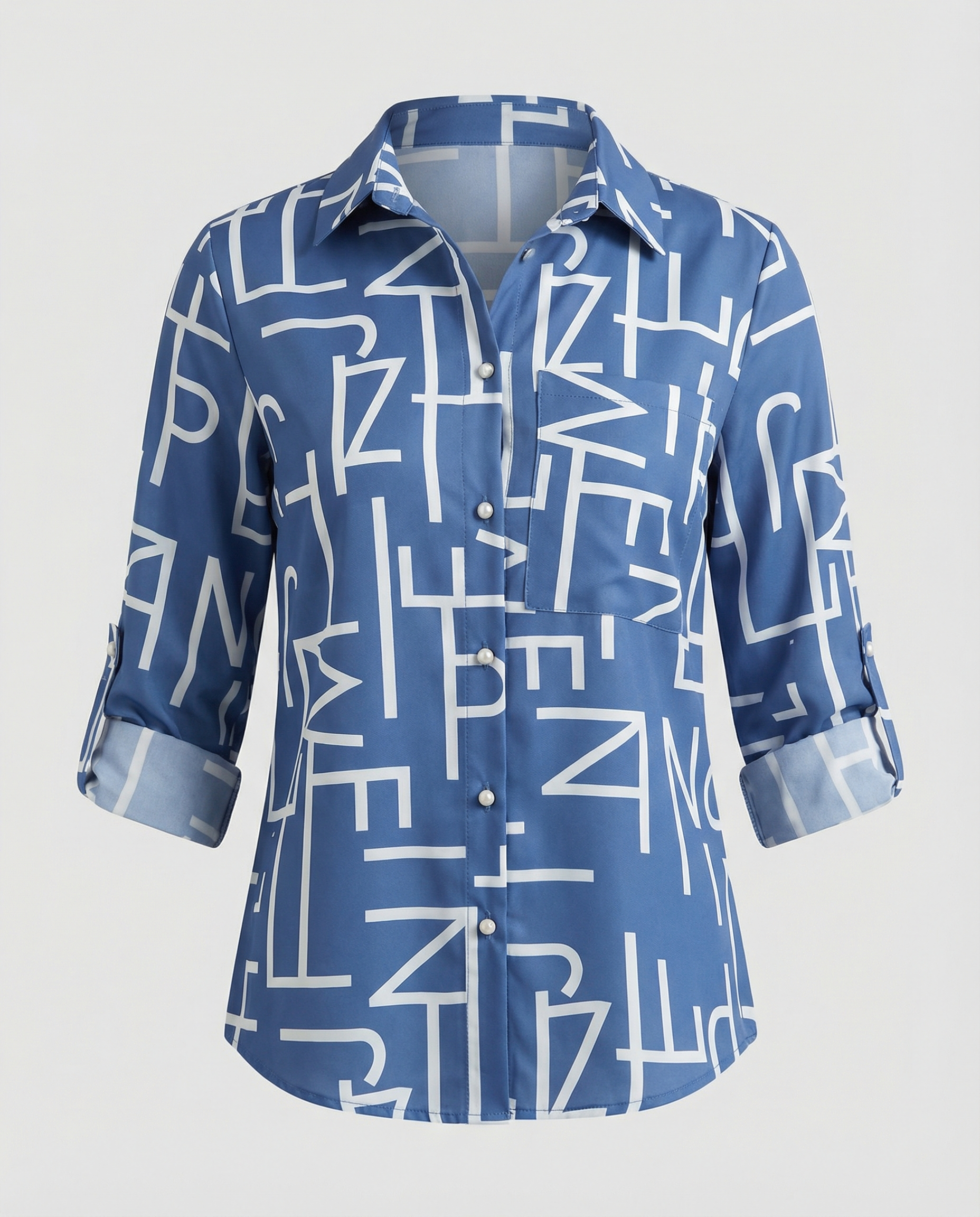 Heidi-Mode | Bluse mit Umlegekragen