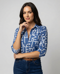 Heidi-Mode | Bluse mit Umlegekragen