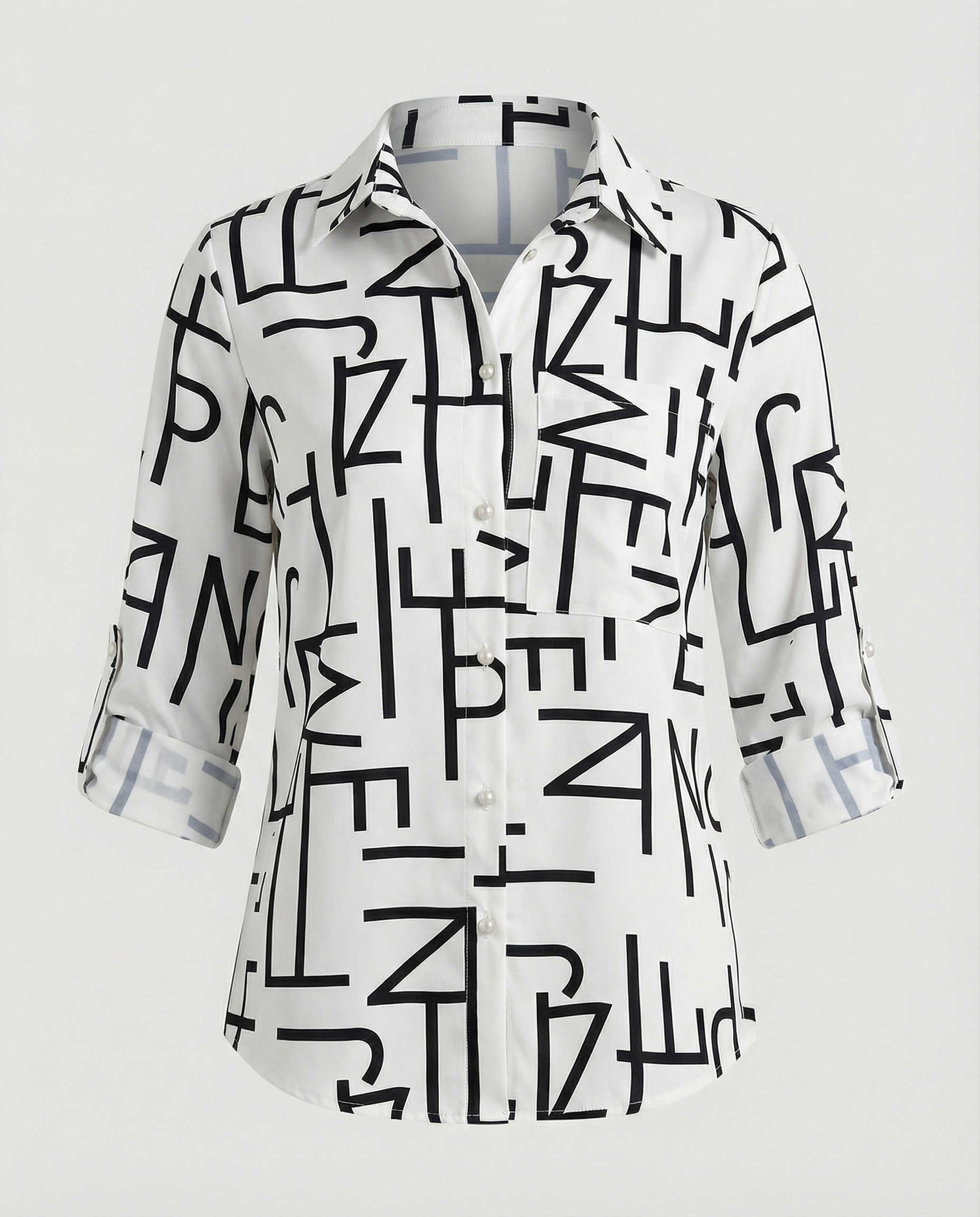 Heidi-Mode | Bluse mit Umlegekragen