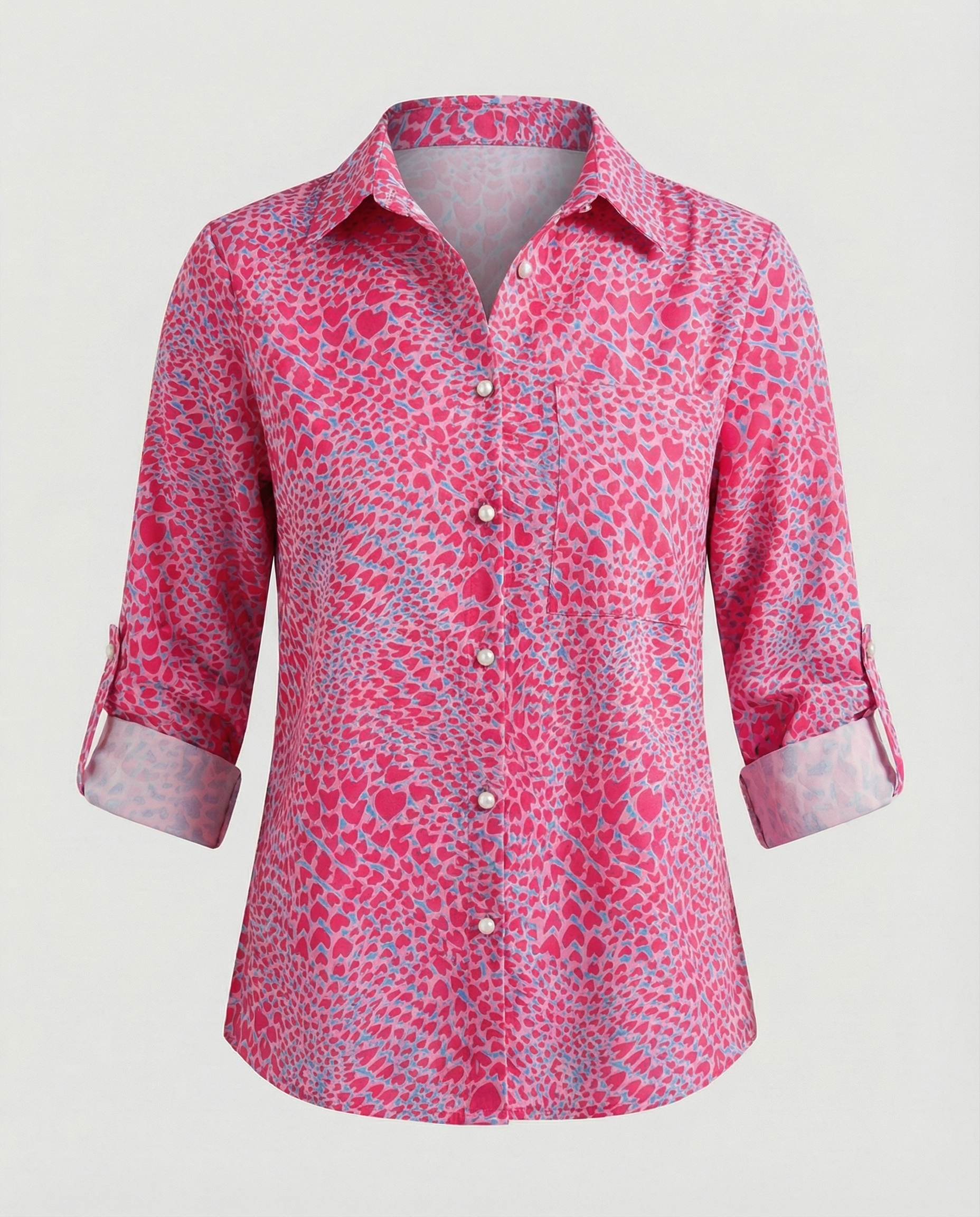 Heidi-Mode | Bluse mit Umlegekragen