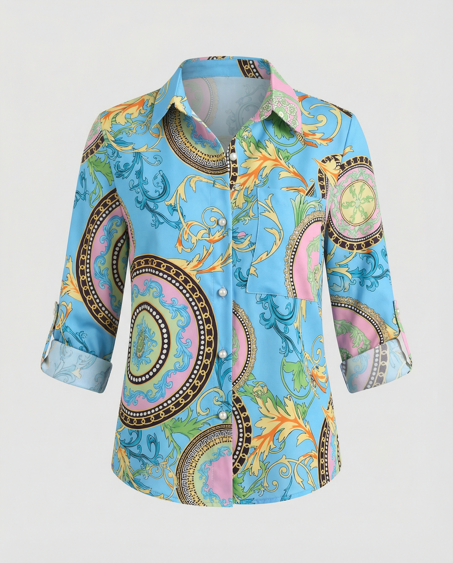 Heidi-Mode | Bluse mit Umlegekragen