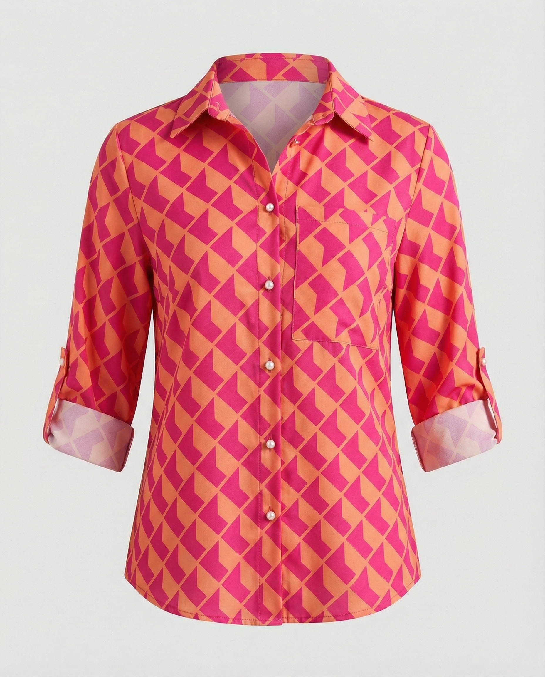 Heidi-Mode | Bluse mit Umlegekragen