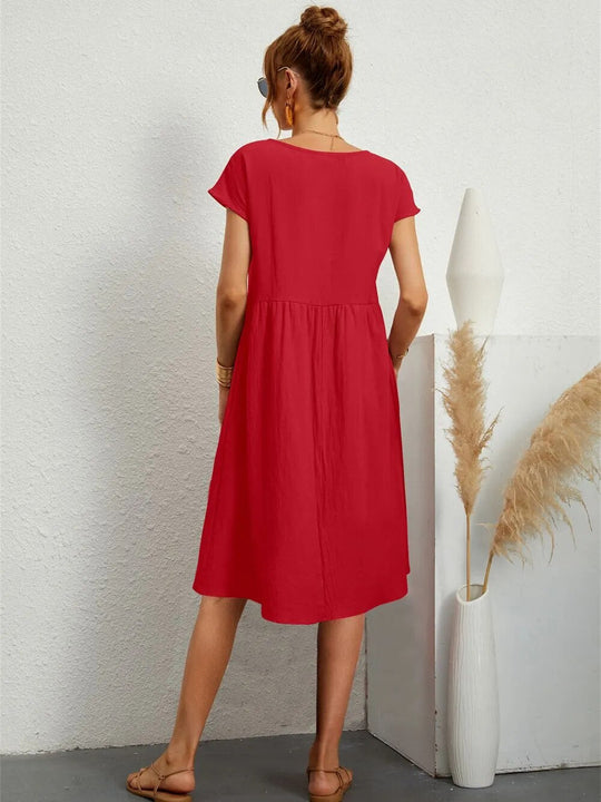 Heidi-Mode | Lässiges Sommer Lockeres Kleid