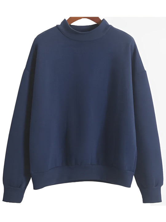Heidi-Mode | Bequemer, lockerer Basic-Pullover