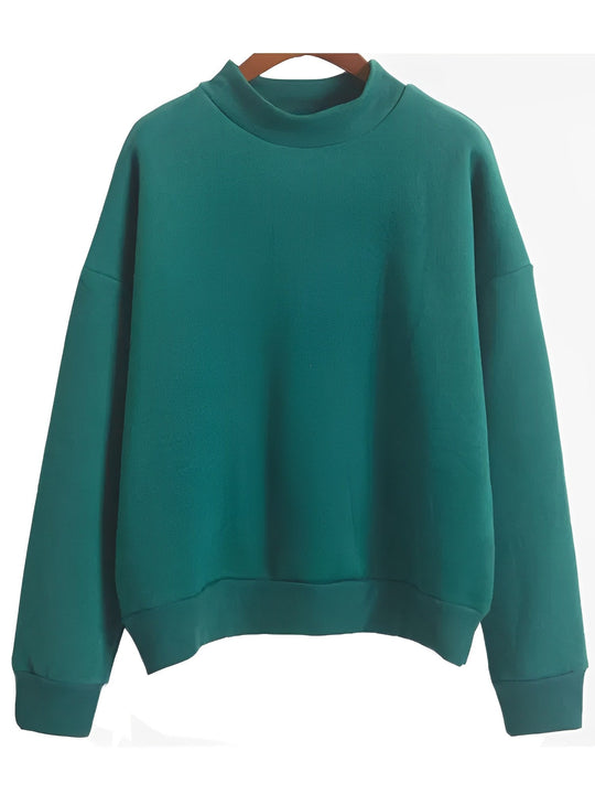 Heidi-Mode | Bequemer, lockerer Basic-Pullover