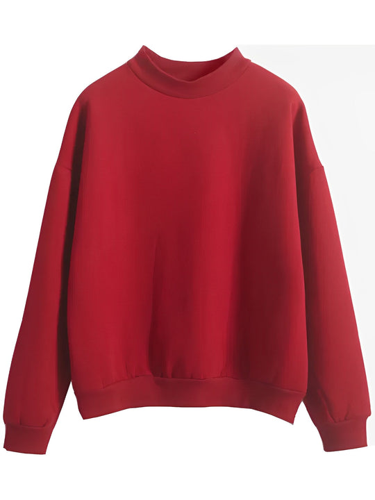 Heidi-Mode | Bequemer, lockerer Basic-Pullover