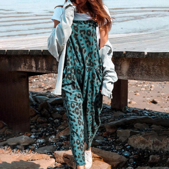 Heidi-Mode | Bedruckter Leoparden-Jumpsuit