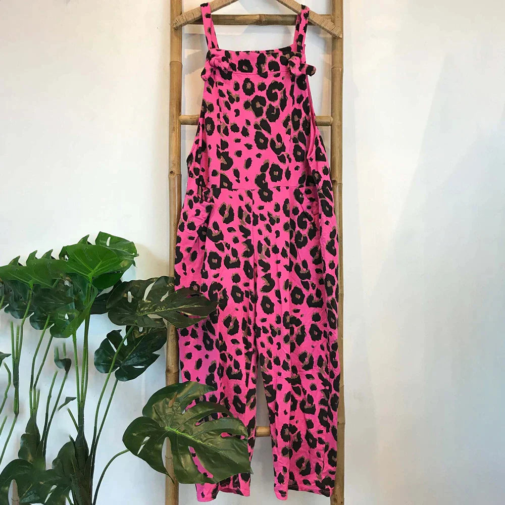 Heidi - Bedruckter Leoparden-Jumpsuit