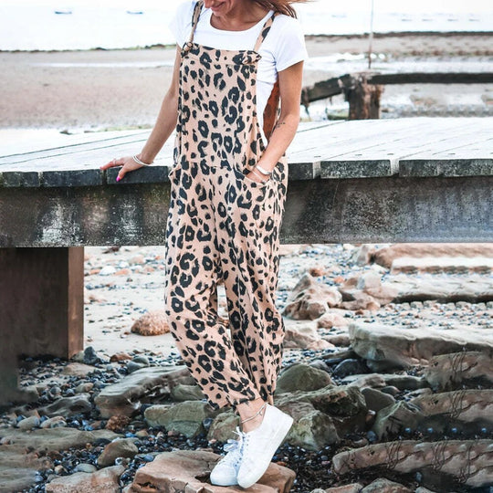 Heidi-Mode | Bedruckter Leoparden-Jumpsuit