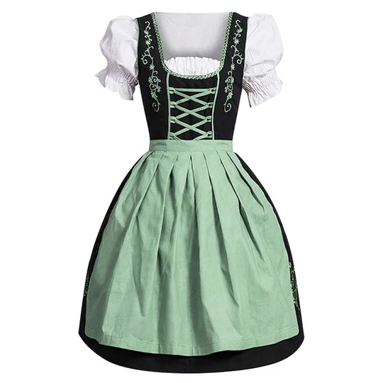 Heidi-Mode Bayerisches Oktoberfest Kostüm Trachtenkleid