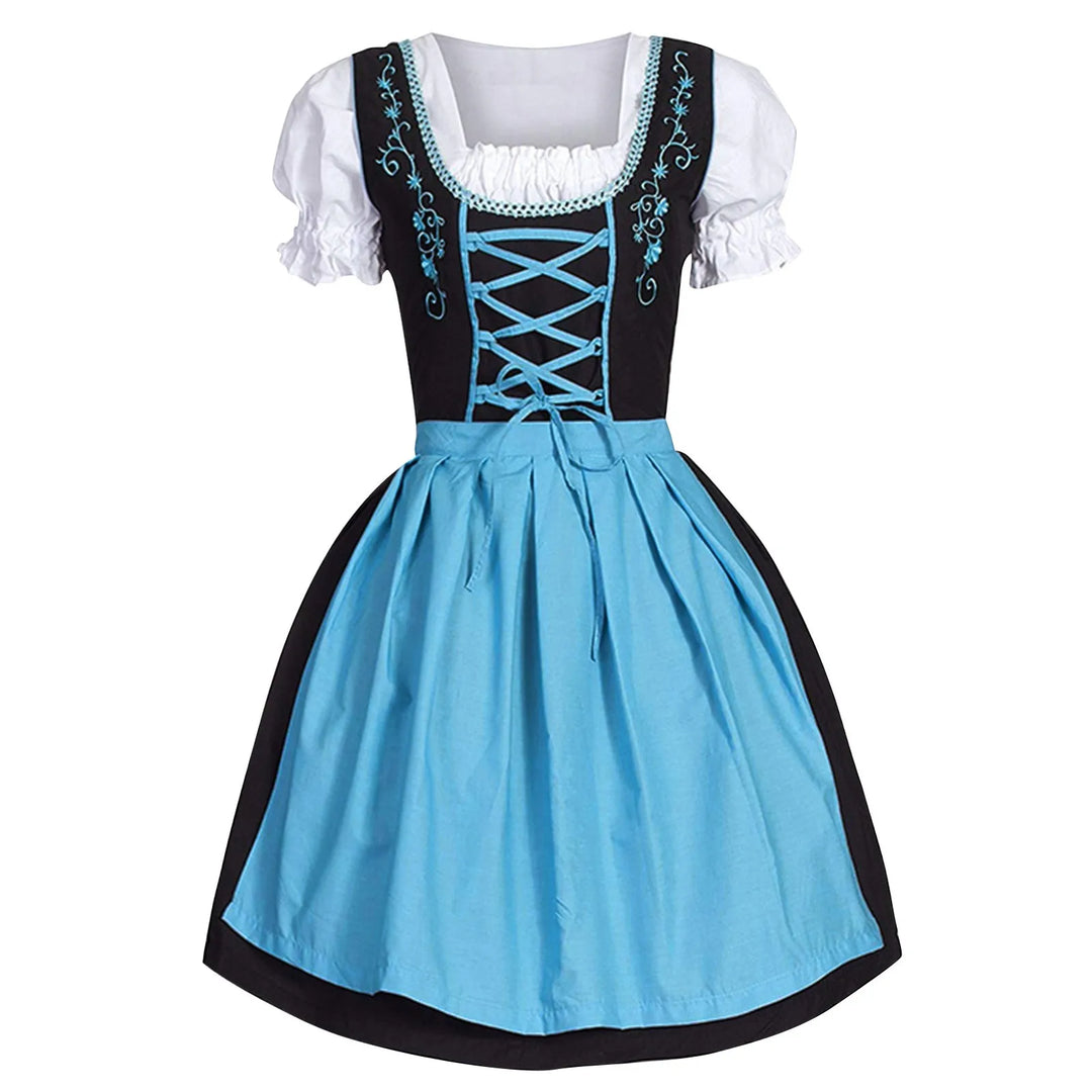 Heidi-Mode Bayerisches Oktoberfest Kostüm Trachtenkleid