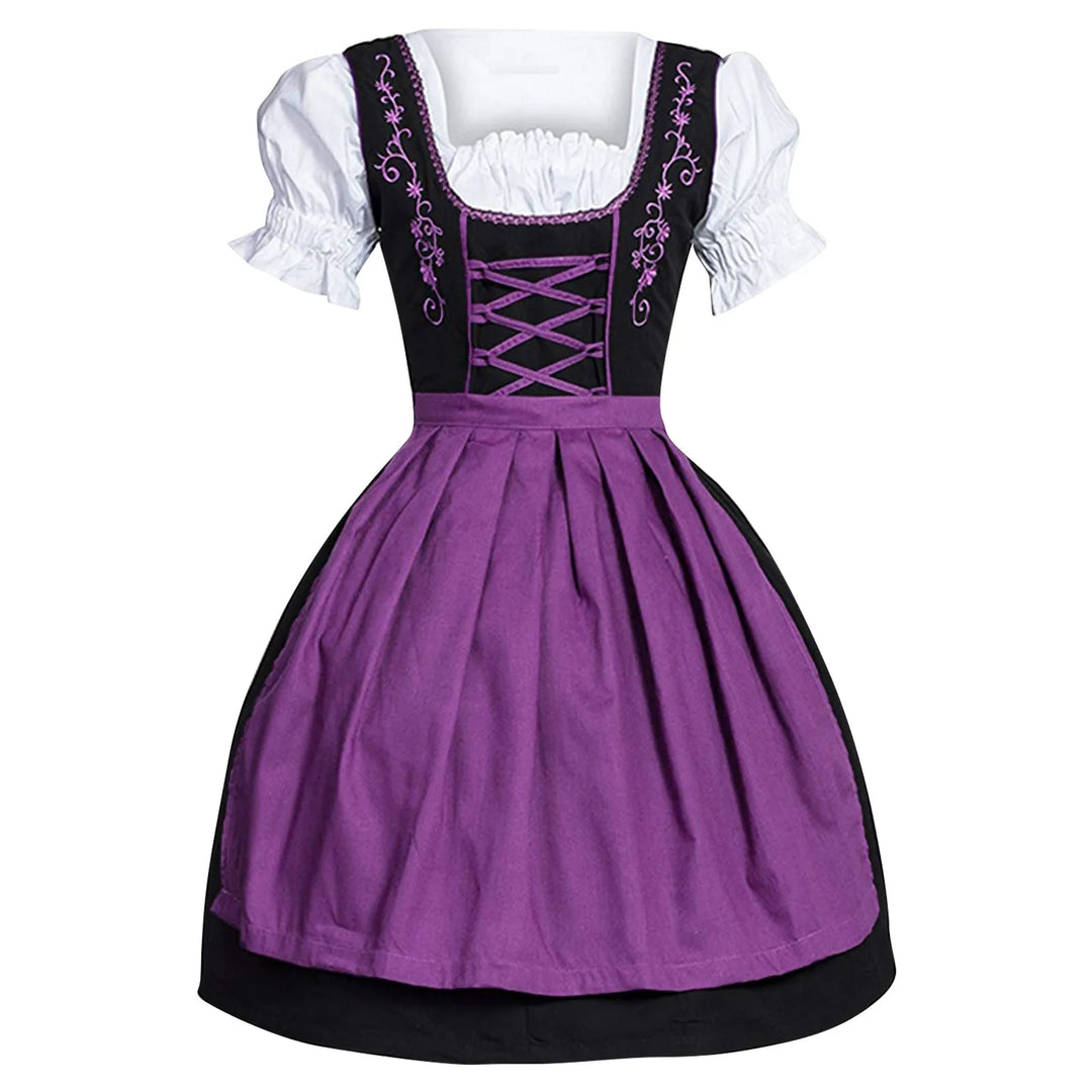 Heidi-Mode Bayerisches Oktoberfest Kostüm Trachtenkleid