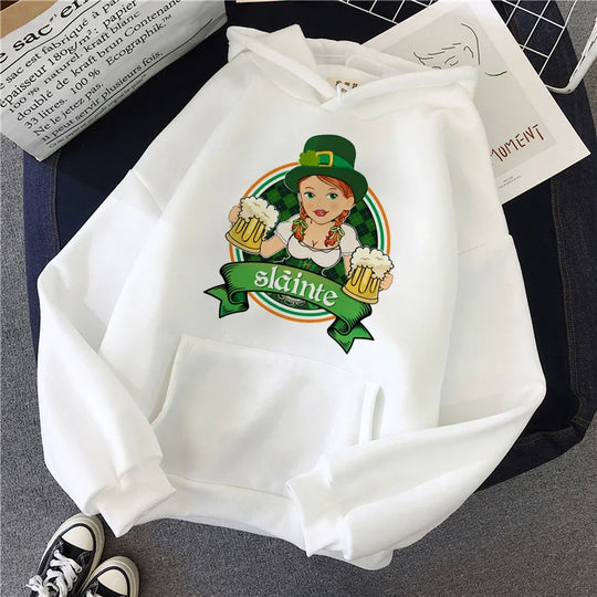 Saint Patrick's | Vierblättriges Kleeblatt Hoodie