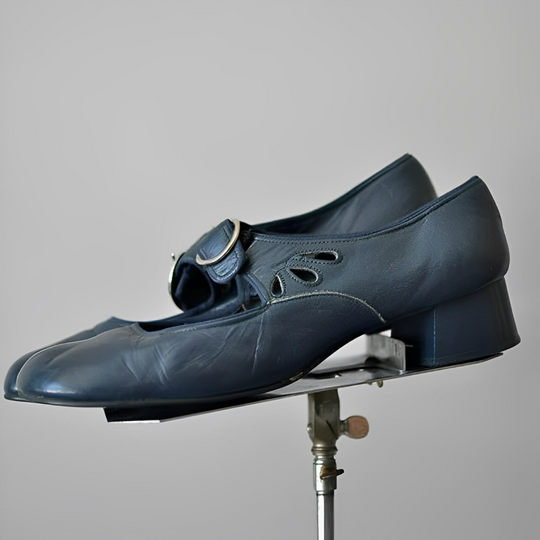 Heidi-Mode | Flache Schnallen Loafers