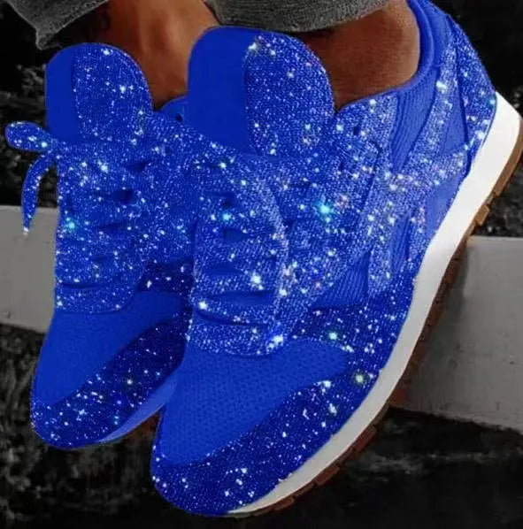 Lässige Glitzerschuhe mit Pailletten