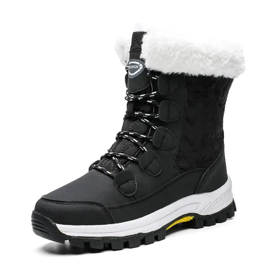 Heidi-Mode | Damen Winterstiefel Wasserdicht Mit Faux-Fellfutter