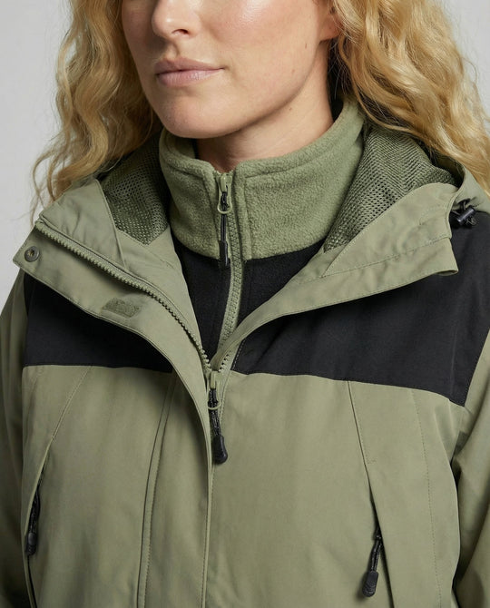 Warme Damen Winterjacke Fleece | Heidi-Mode