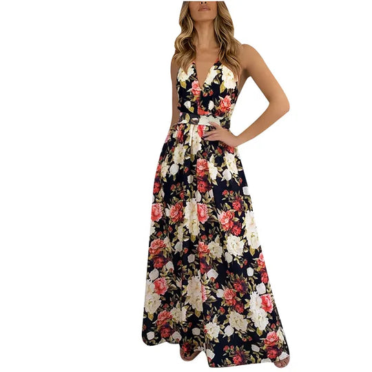 Zomer Bloemenprint Maxi Jurk van Blomster