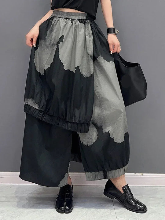 asymmetrische casual rok