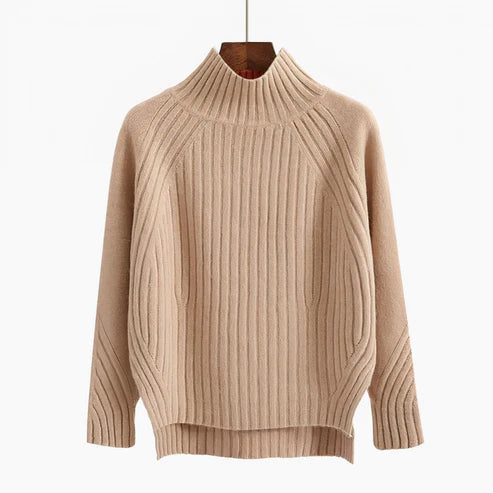 Heidi-Mode | Weicher Damen Rollkragenpullover aus Merinowolle Warm & Kuschelig