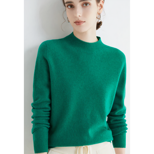 Heidi-Mode | Zeitloser Strick Kaschmir Pullover