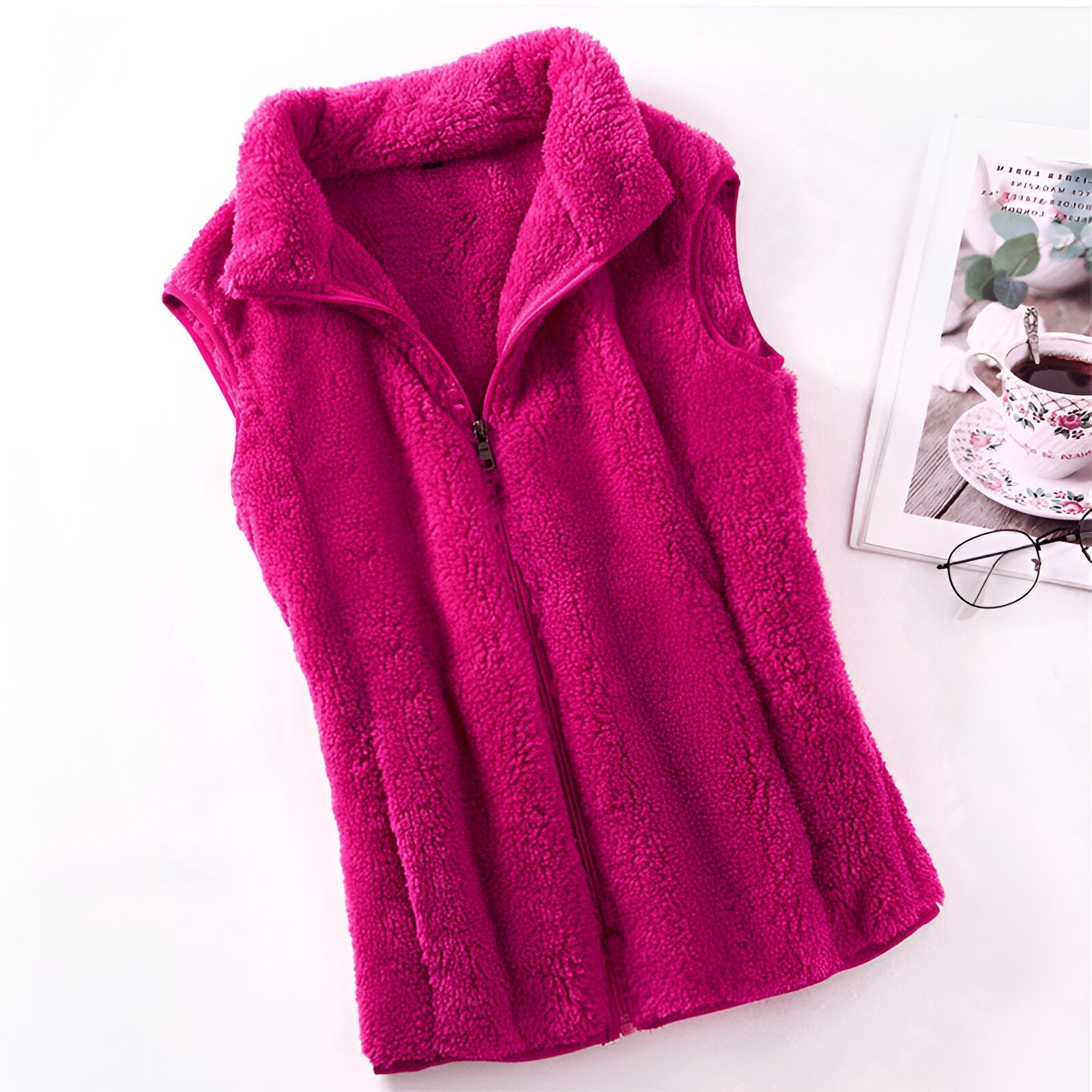 Heidi-Mode |  Polar Fleece-Winterweste für Frauen
