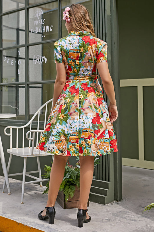 Vintage-Sommerdruck