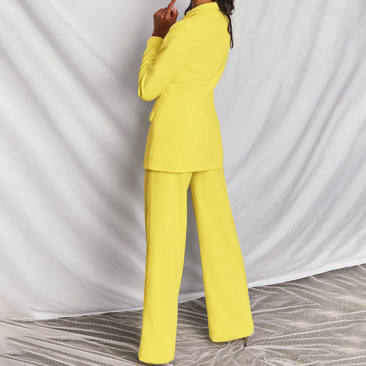 Heidi-Mode | 2-Teilige Set Blazer & Weite Hose Damen