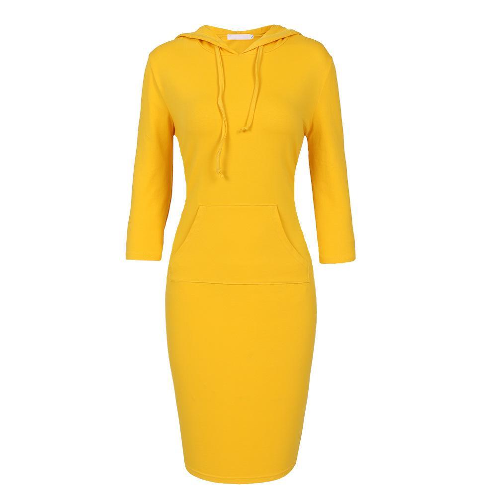Heidi-Mode | Sportliches Hoodie-Kleid mit Kordelzug