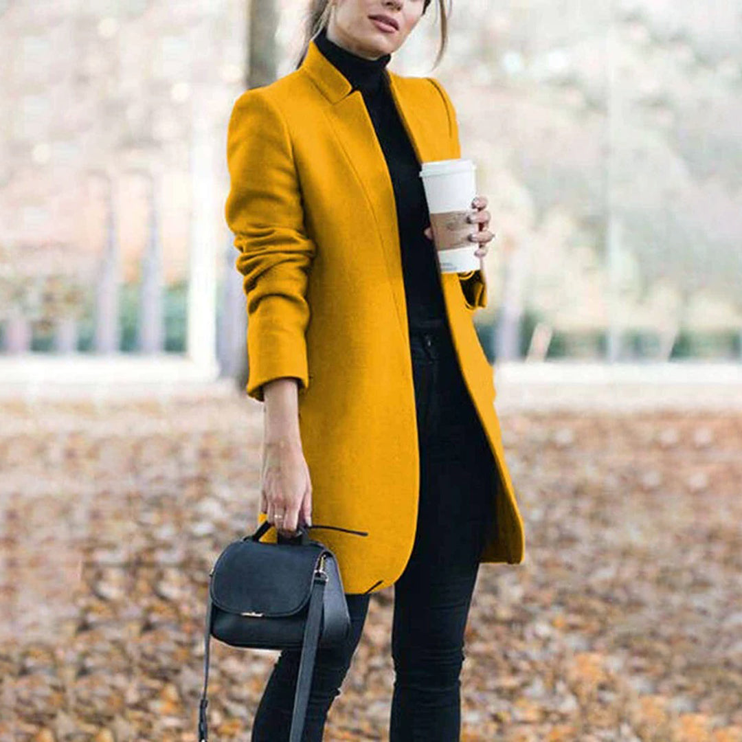 Heidi-Mode | Enger Kniestil Jacke für Frauen