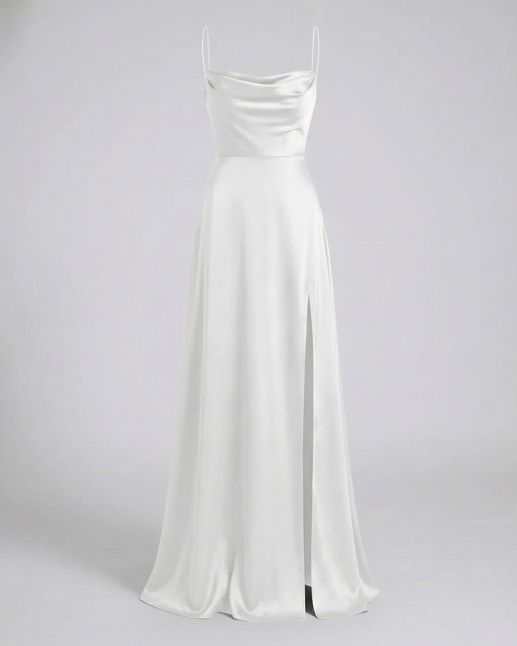 Elegantes Seiden Maxikleid Damen
